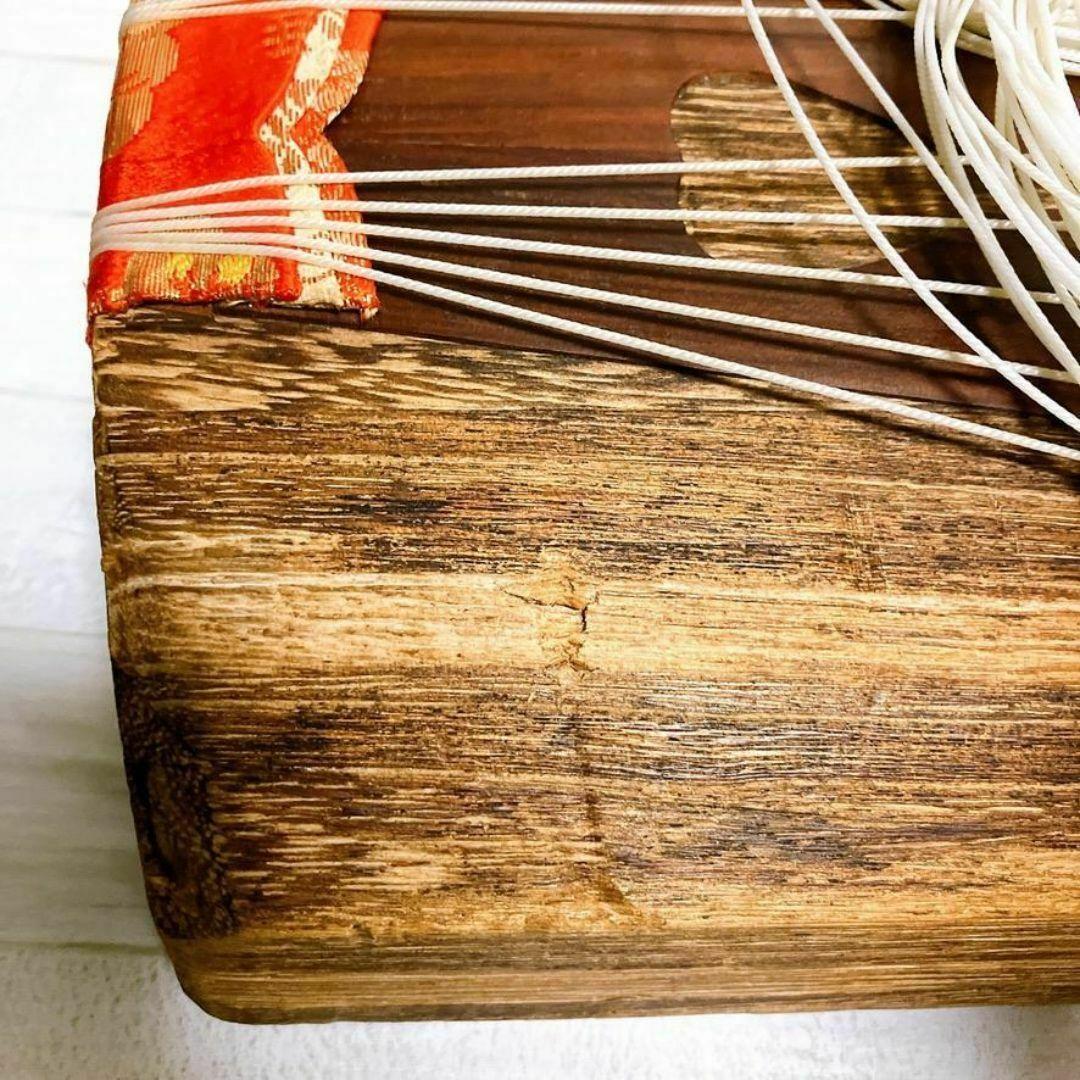 亊 琴 13弦 角巻 すだれ彫り 並甲 板目 和楽器 お琴 ソフトケース付 美品