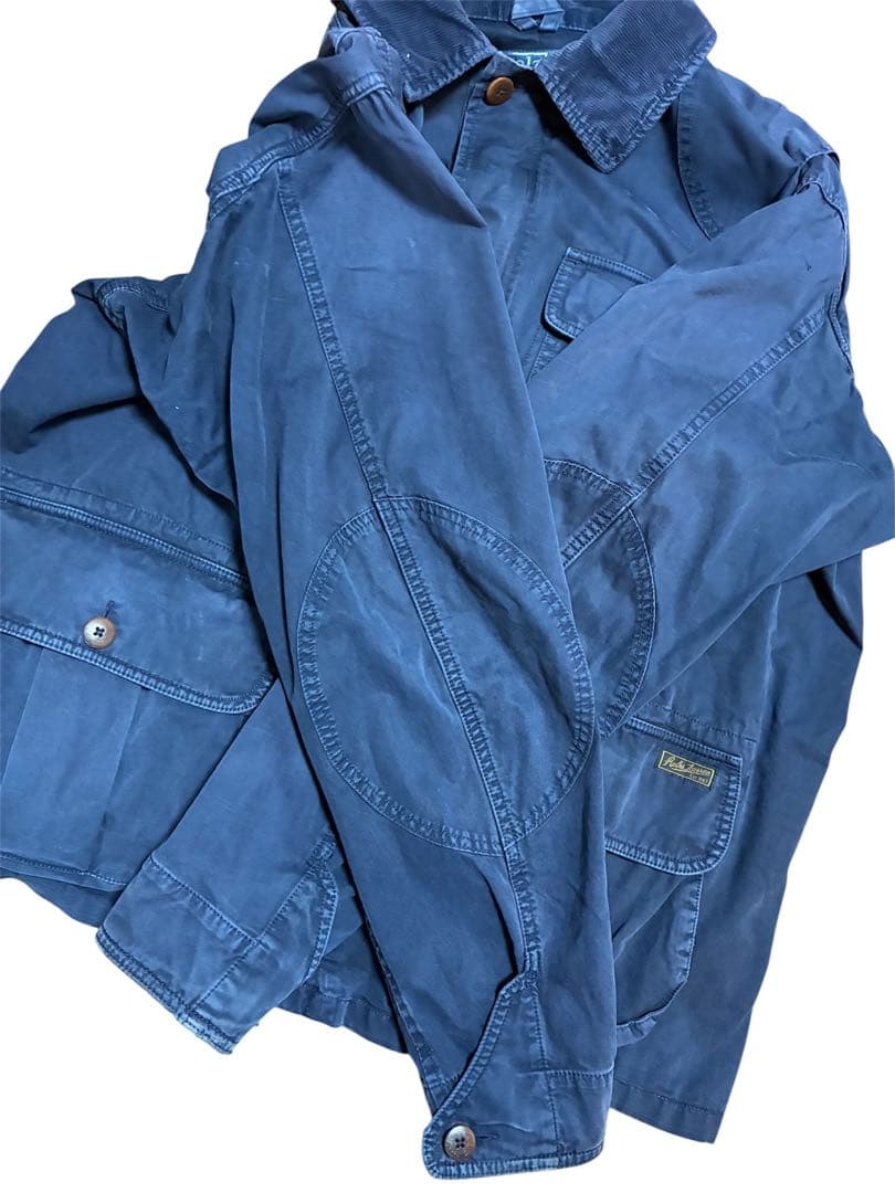 ラルフローレン　ハンティングジャケット　RRL ネイビー