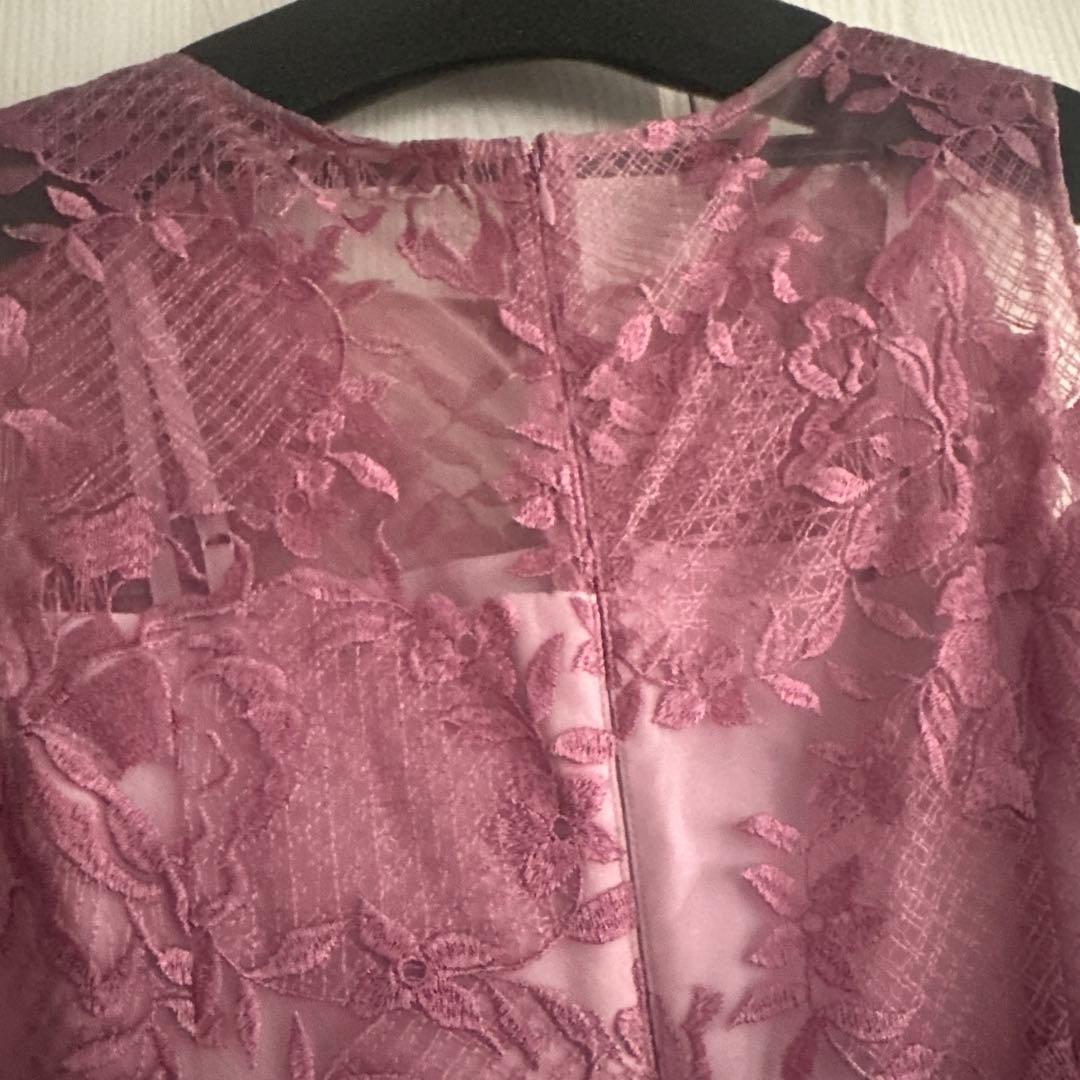 最終お値下げ！グレースコンチネンタル　トリミングレースワンピース