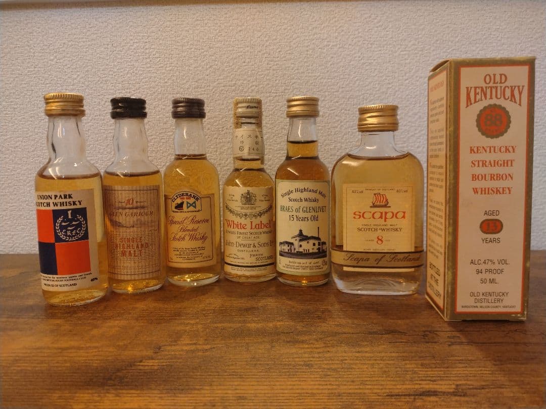 ミニチュアボトル 7本セット