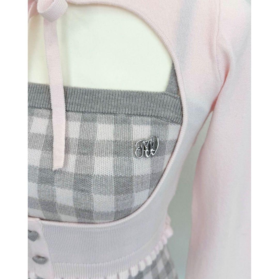 HONEY MEW ギンガムアンサンブルトップス ハニーミュウ