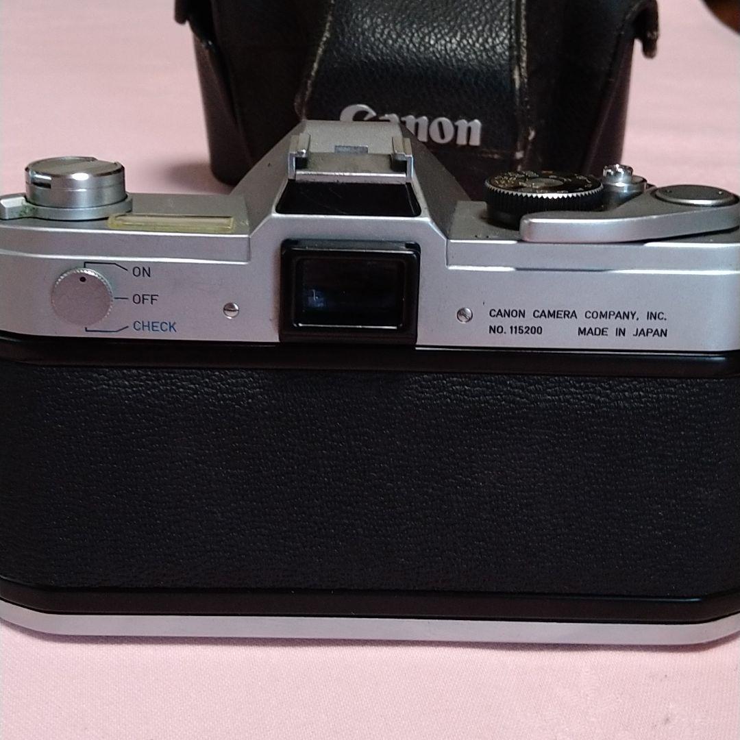 昭和Canonカメラ本皮ケース付き