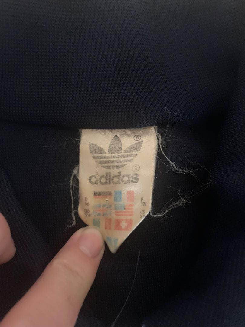 れ*お様 激レア　adidas ジャージ　ビンテージ　ガイコツジャージ　70s