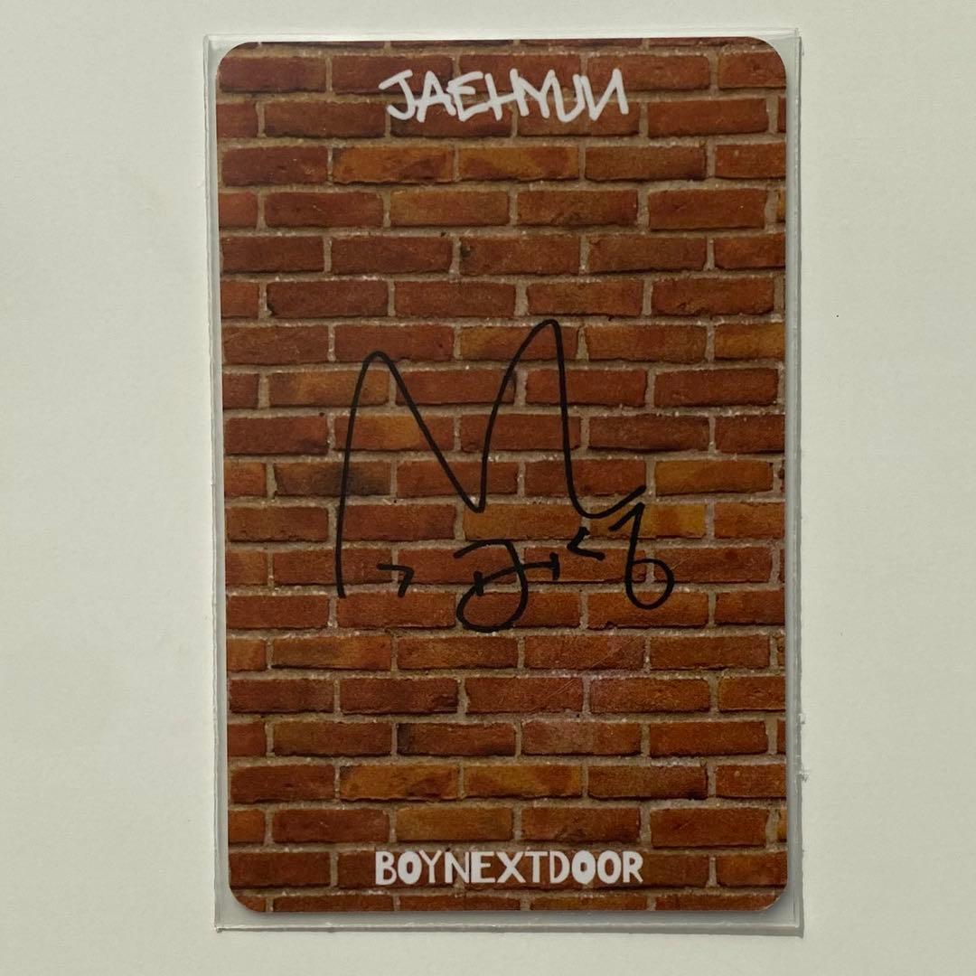 BOYNEXTDOOR ジェヒョン weverse 当選 200人限定トレカ