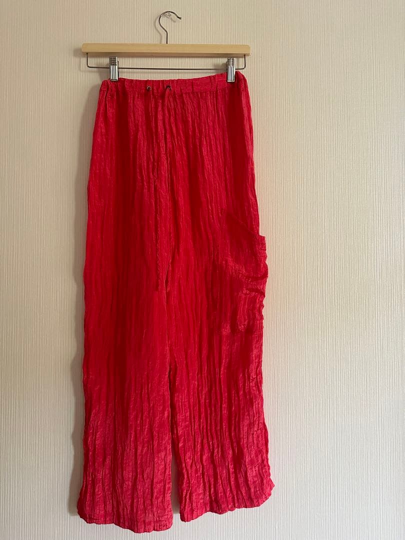 COLLINA STRADA コリーナストラーダ　サテン　カーゴ　パンツ