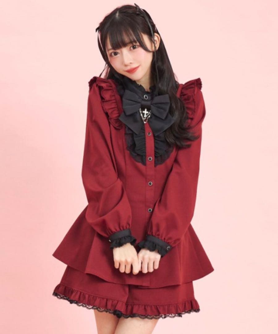 Secret Honey アクセサリーリボンレースフリルセットアップ