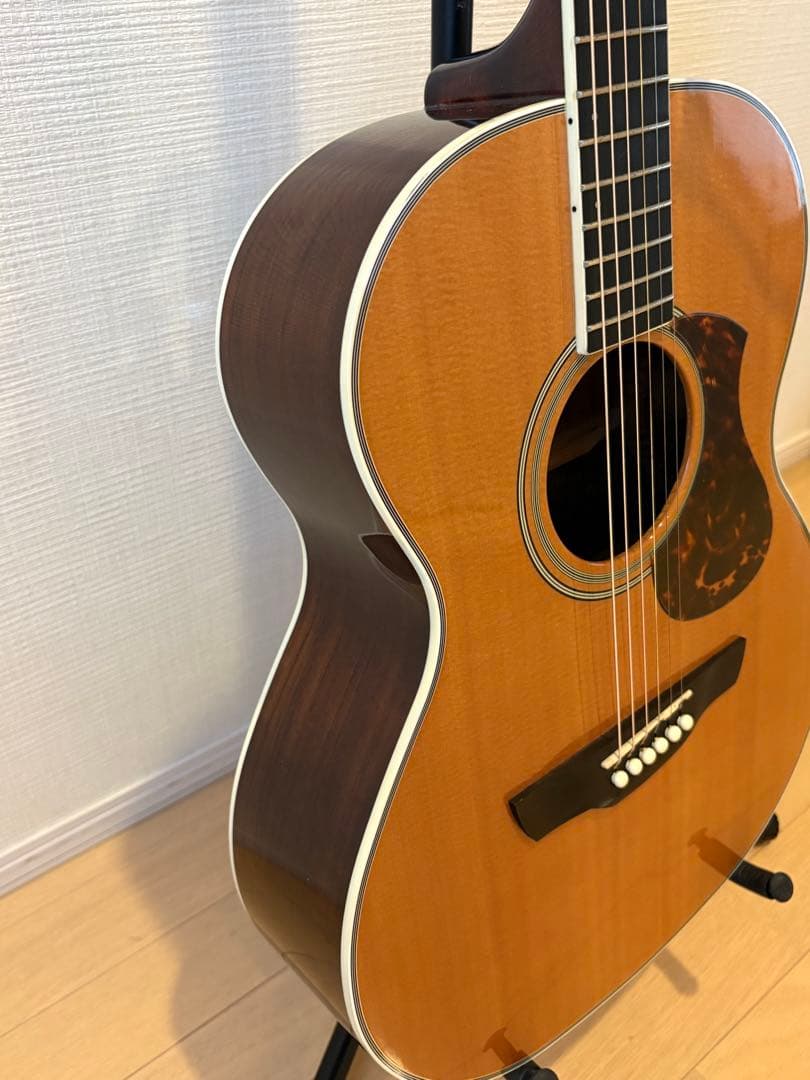 やっさん様　James J-500A トップ単板エレアコギター + ケース＋スタ