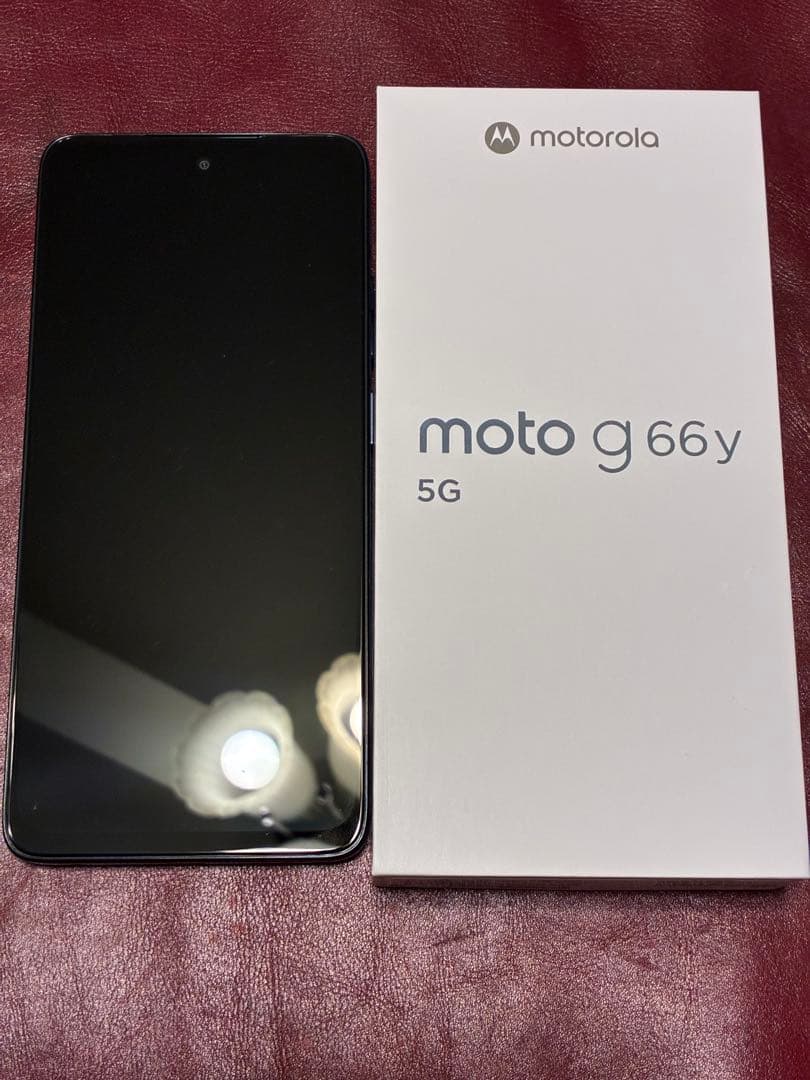 moto g 66y ブラックオイスター 128GB