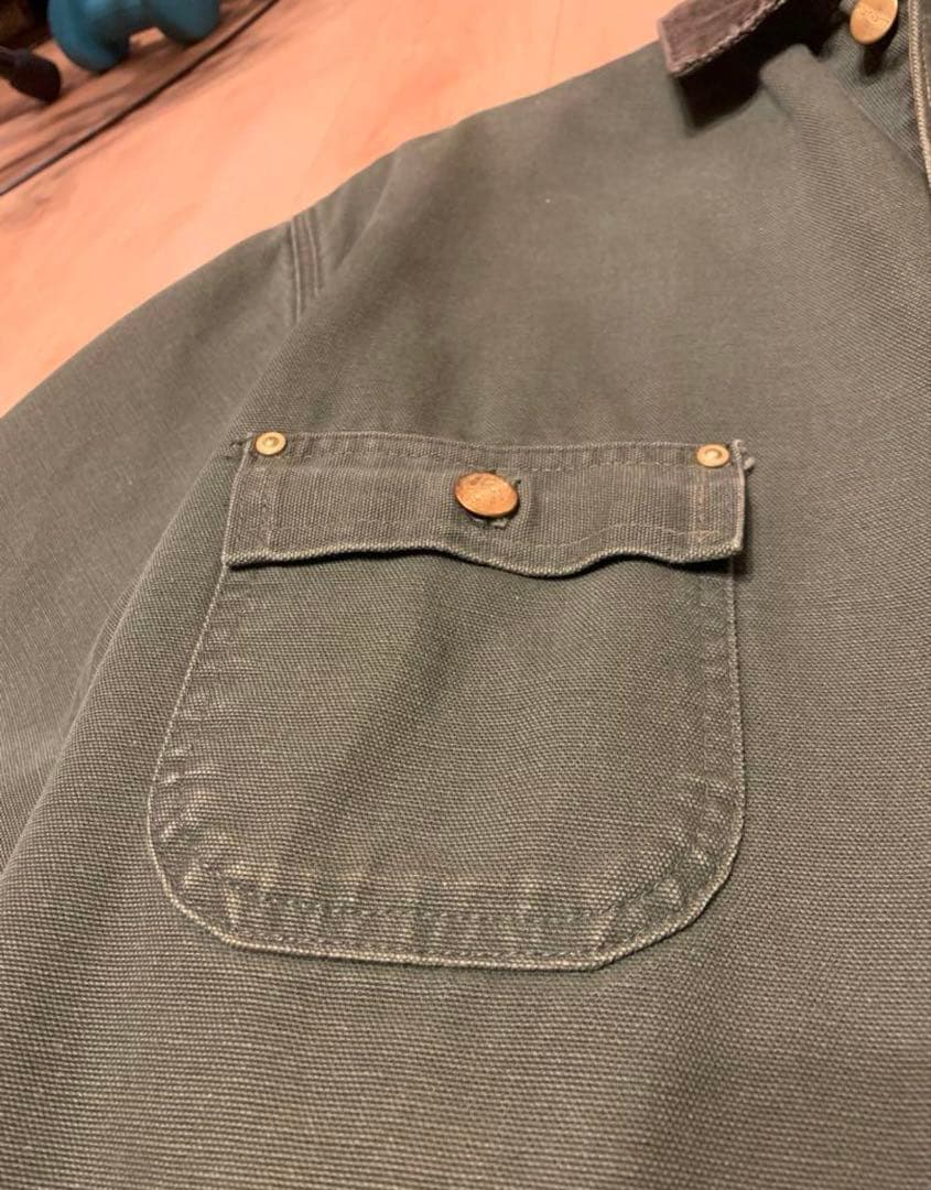 Carhartt 90s ミシガンチョアコート L 星タグ モスグリー状態◎