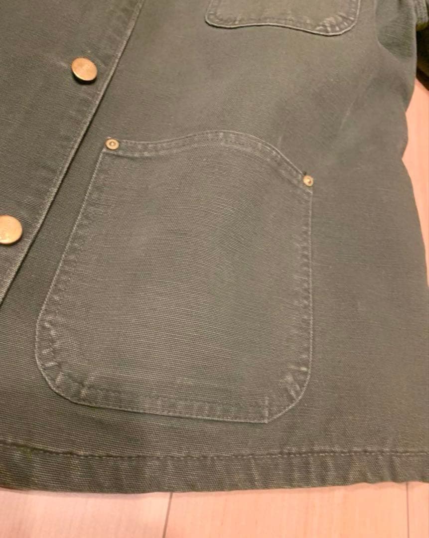 Carhartt 90s ミシガンチョアコート L 星タグ モスグリー状態◎