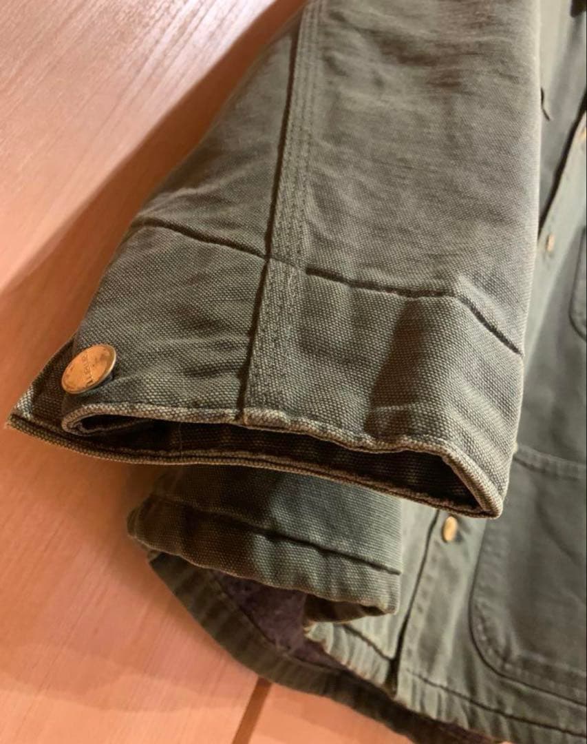 Carhartt 90s ミシガンチョアコート L 星タグ モスグリー状態◎
