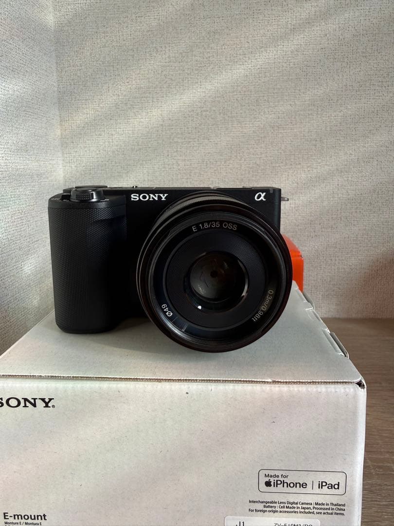 【新品】Sony ZV-E10 II + 35mm F1.8単焦点レンズ