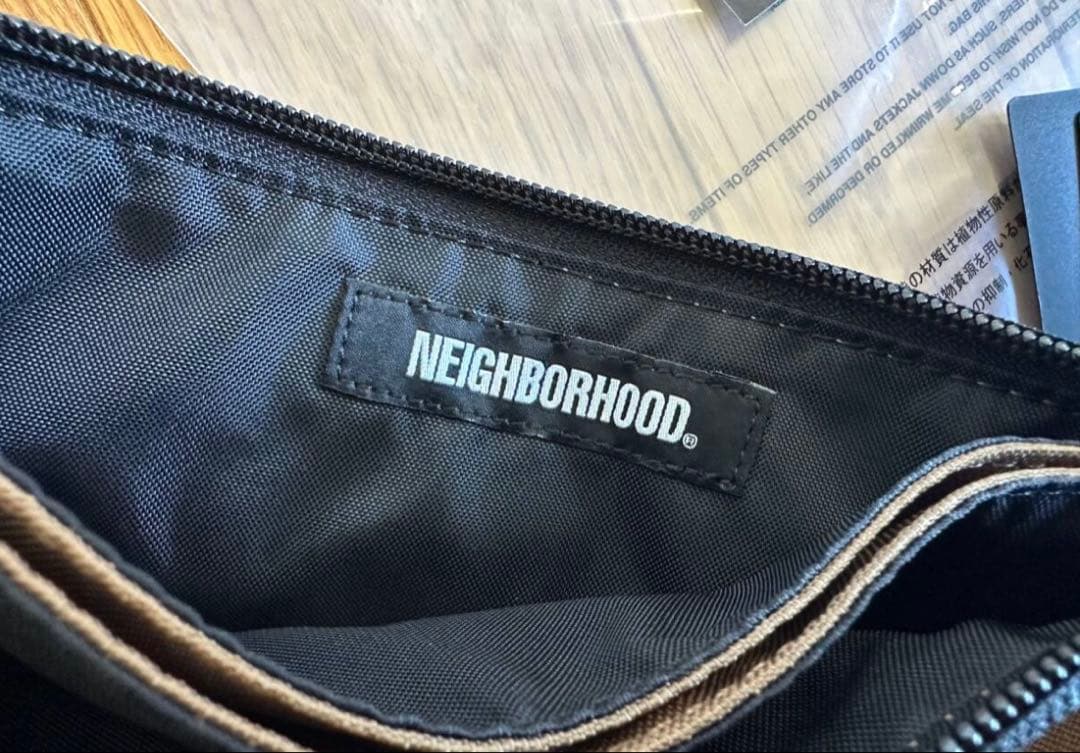 MINI RECTANGLE BAG　ブラウン　neighborhood