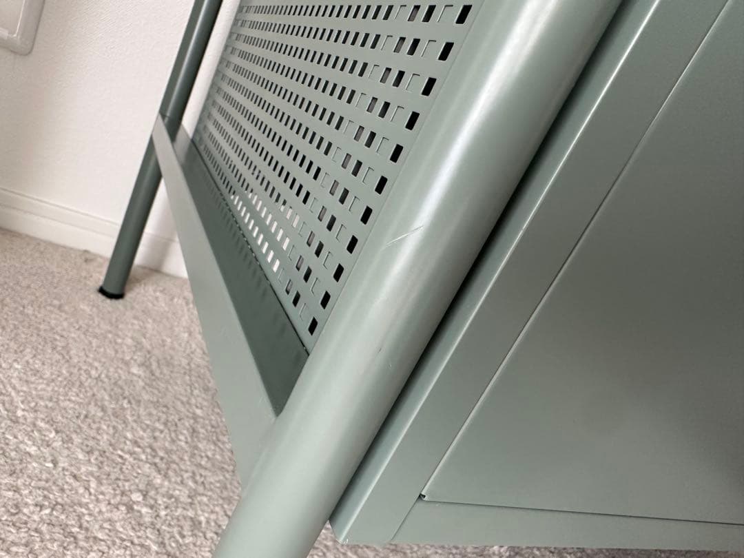 abc【美品】IKEA　NIKKEBY 収納　チェスト　グレーグリーン