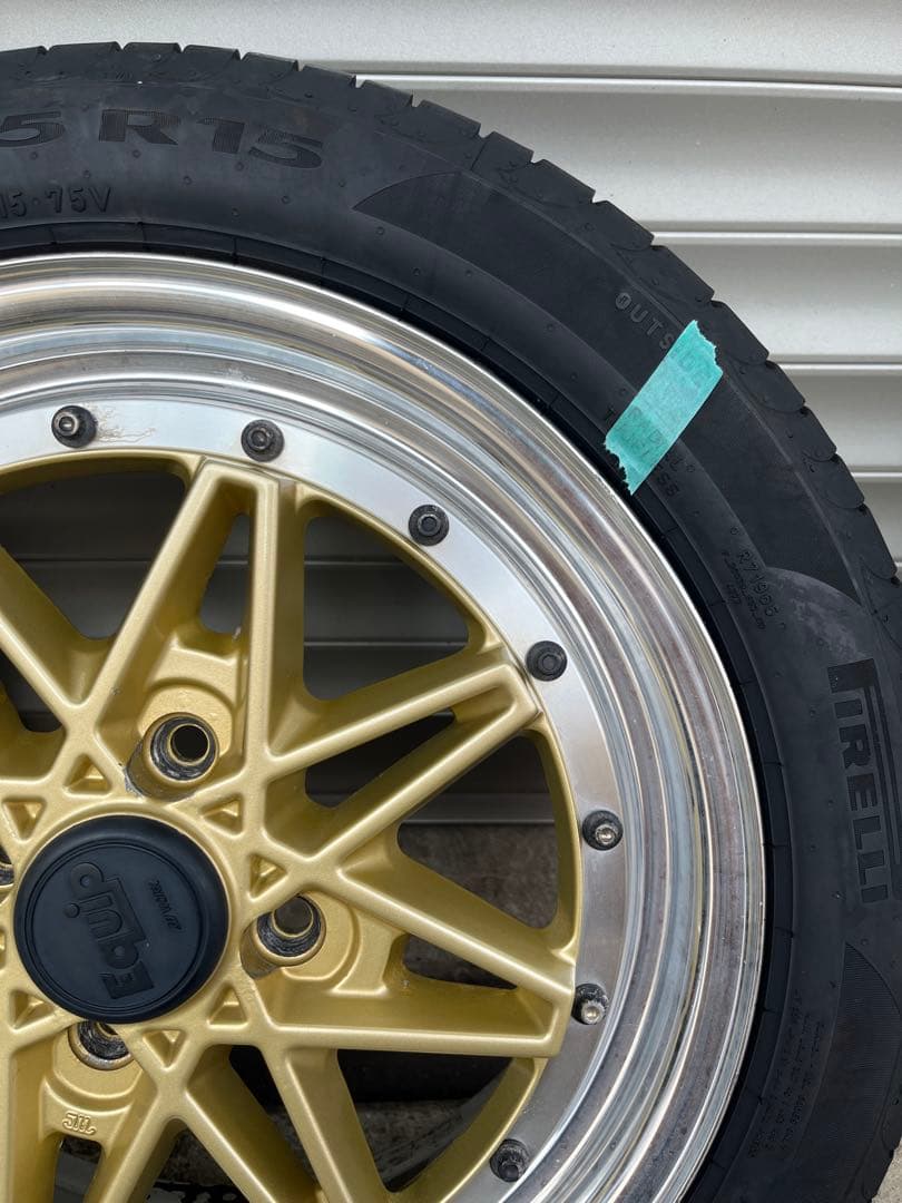 8*7様 ワーク エクイップ 03 15インチ 5J +42 25年製タイヤ付セ