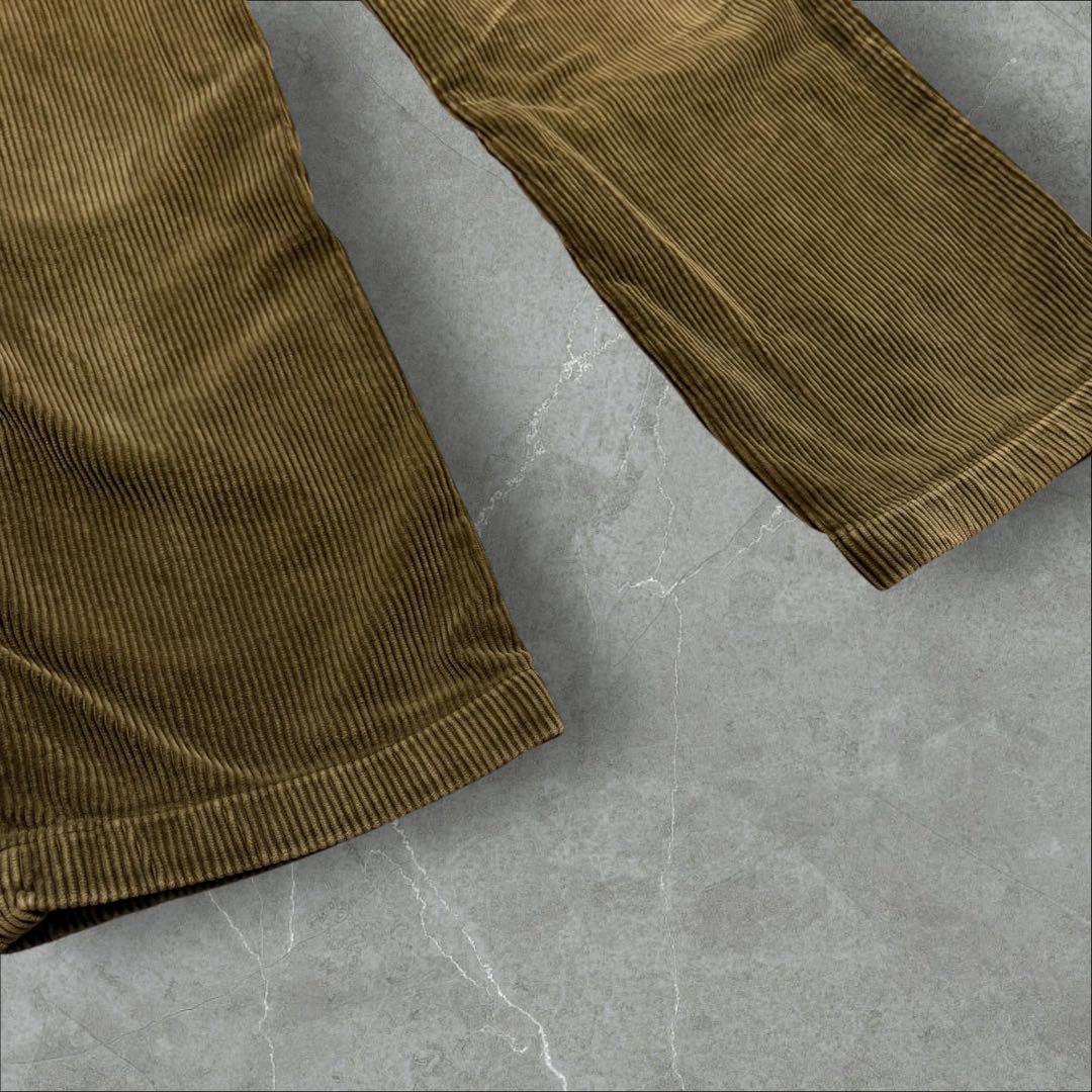 90sPolobyRalphLaurenラルフローレンコーデュロイパンツ太畝