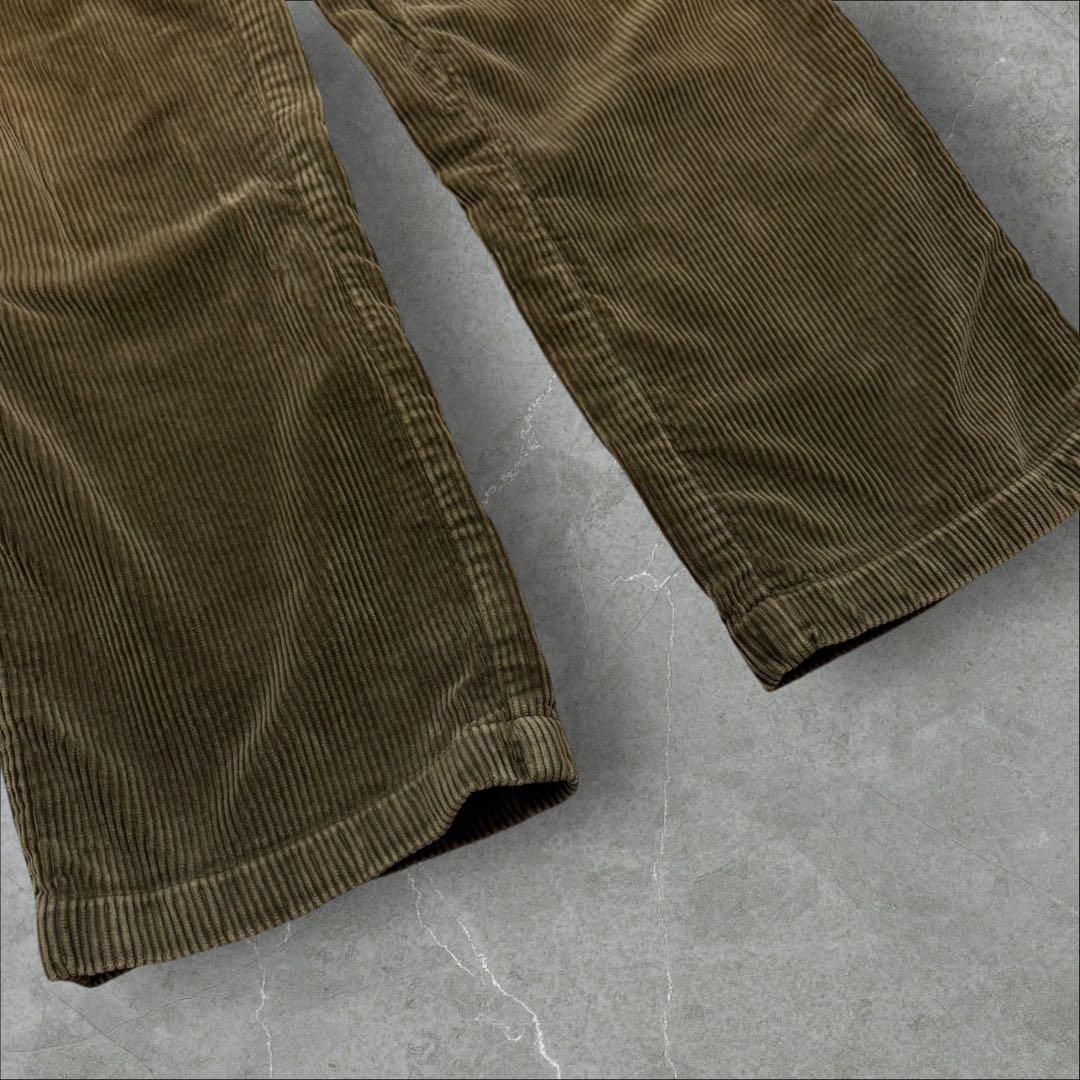 90sPolobyRalphLaurenラルフローレンコーデュロイパンツ太畝