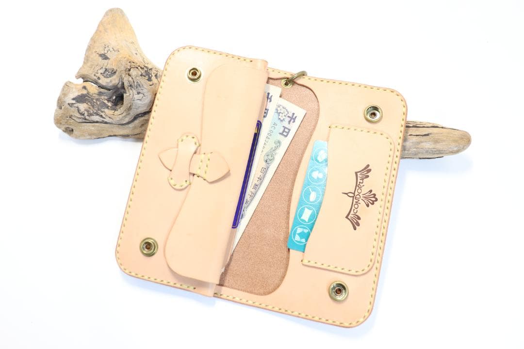 【在庫処分セール】スタッズロングウォレット