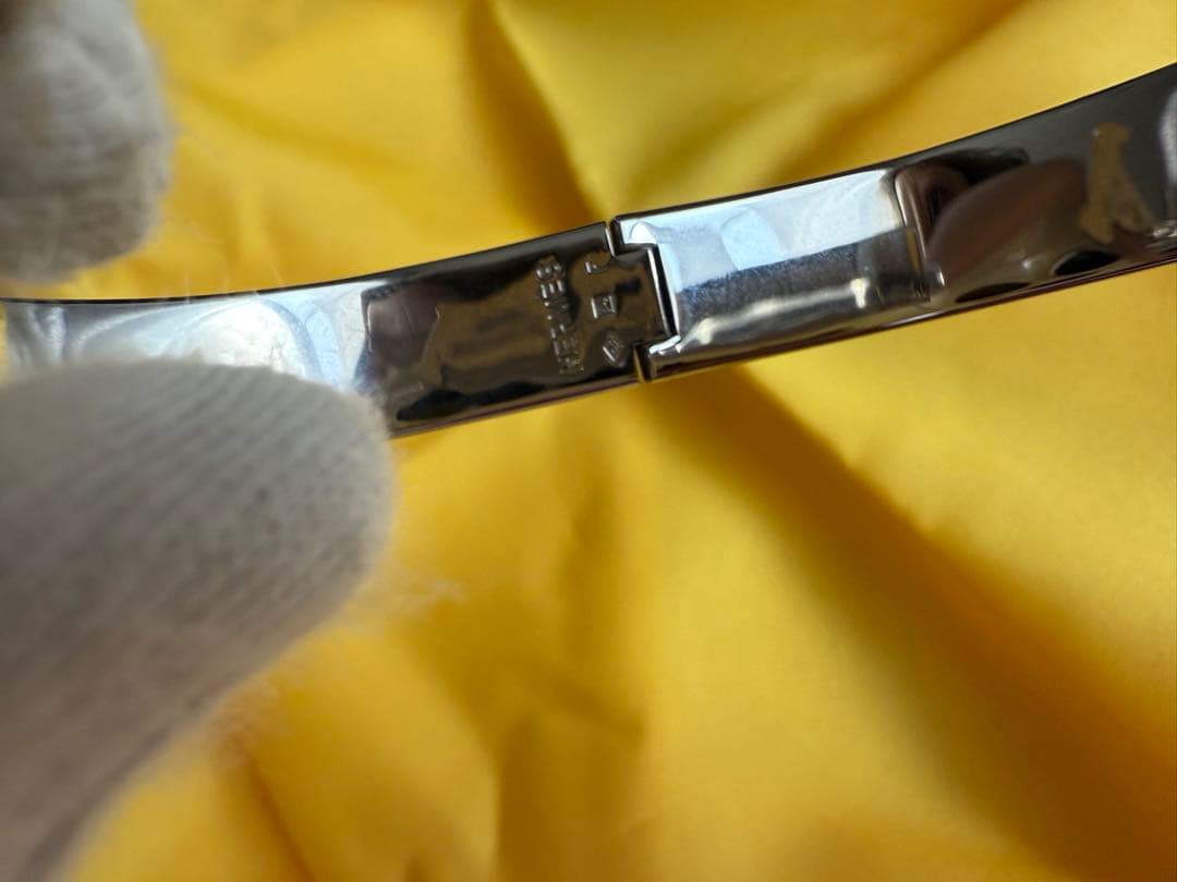 ブレスレット　HERMES Clic H Bracelet イエロー