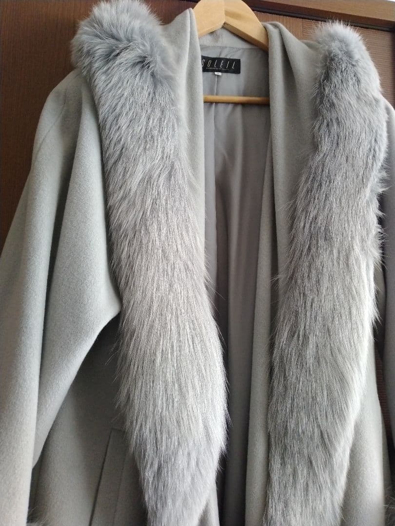 銀座マギー　毛皮　 ファーコート シャドーフォックス