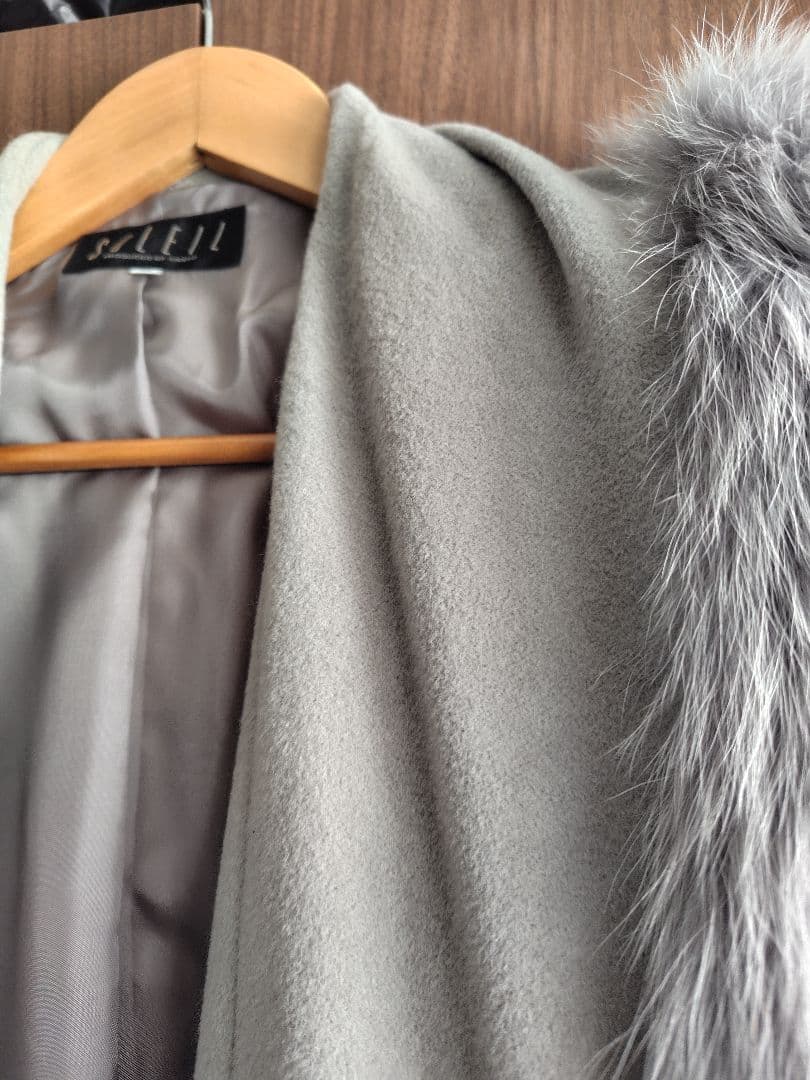 銀座マギー　毛皮　 ファーコート シャドーフォックス