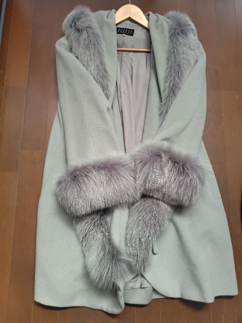 銀座マギー　毛皮　 ファーコート シャドーフォックス