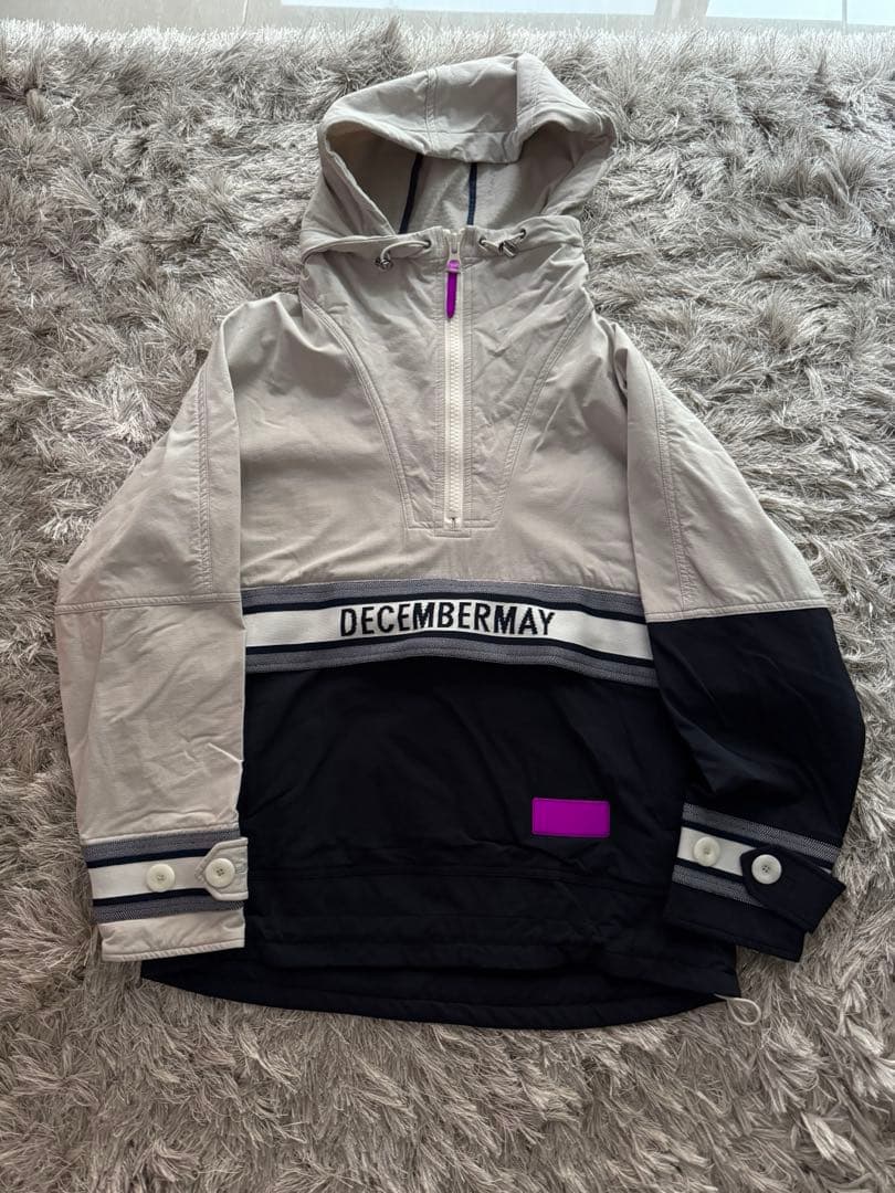 ディセンバーメイ ゴルフ ブルゾン レディース 裏地フリース フード