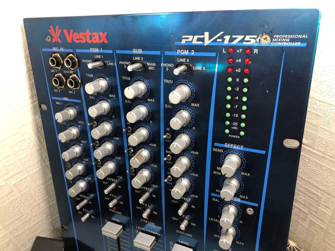 VESTAX ベスタクス　PCV-175 フェーダーメンテナンス