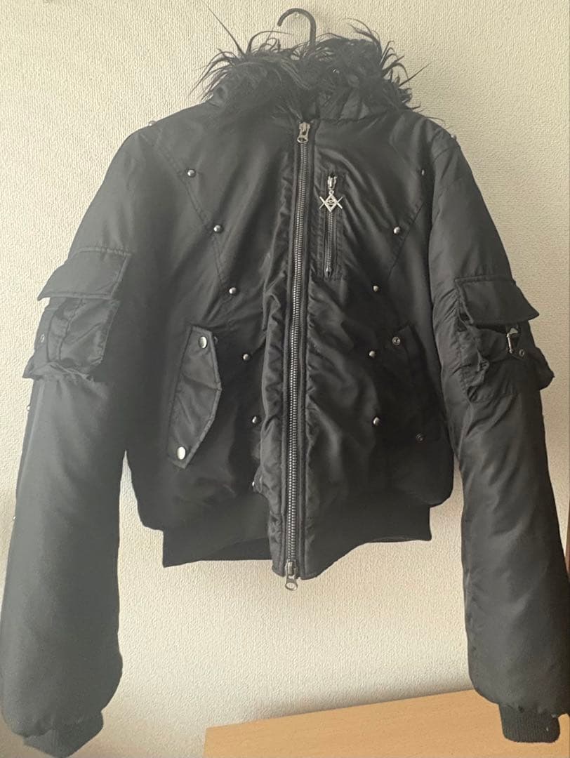 REFLEM 【レフレム】　スタッズ付きナイロンN2Bジャケット