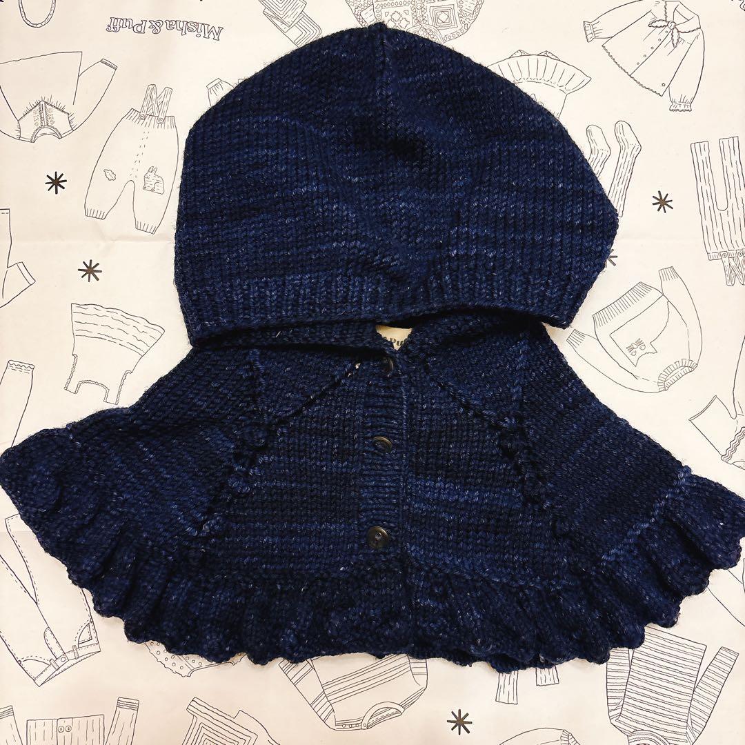 その他 misha and puff Ruffle Capelet Ink 4-6y