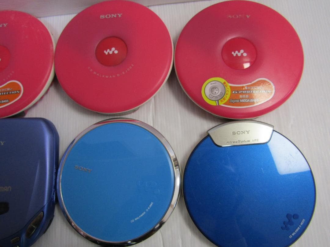 K0721 SONY ... ポータブルCDプレーヤー 14セット ジャンク