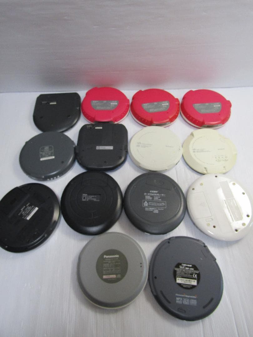 K0721 SONY ... ポータブルCDプレーヤー 14セット ジャンク