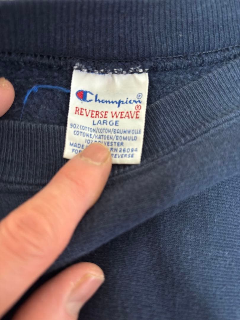 Champion チャンピオン リバースウィーブ USA製 刺繍タグ Ｌサイズ