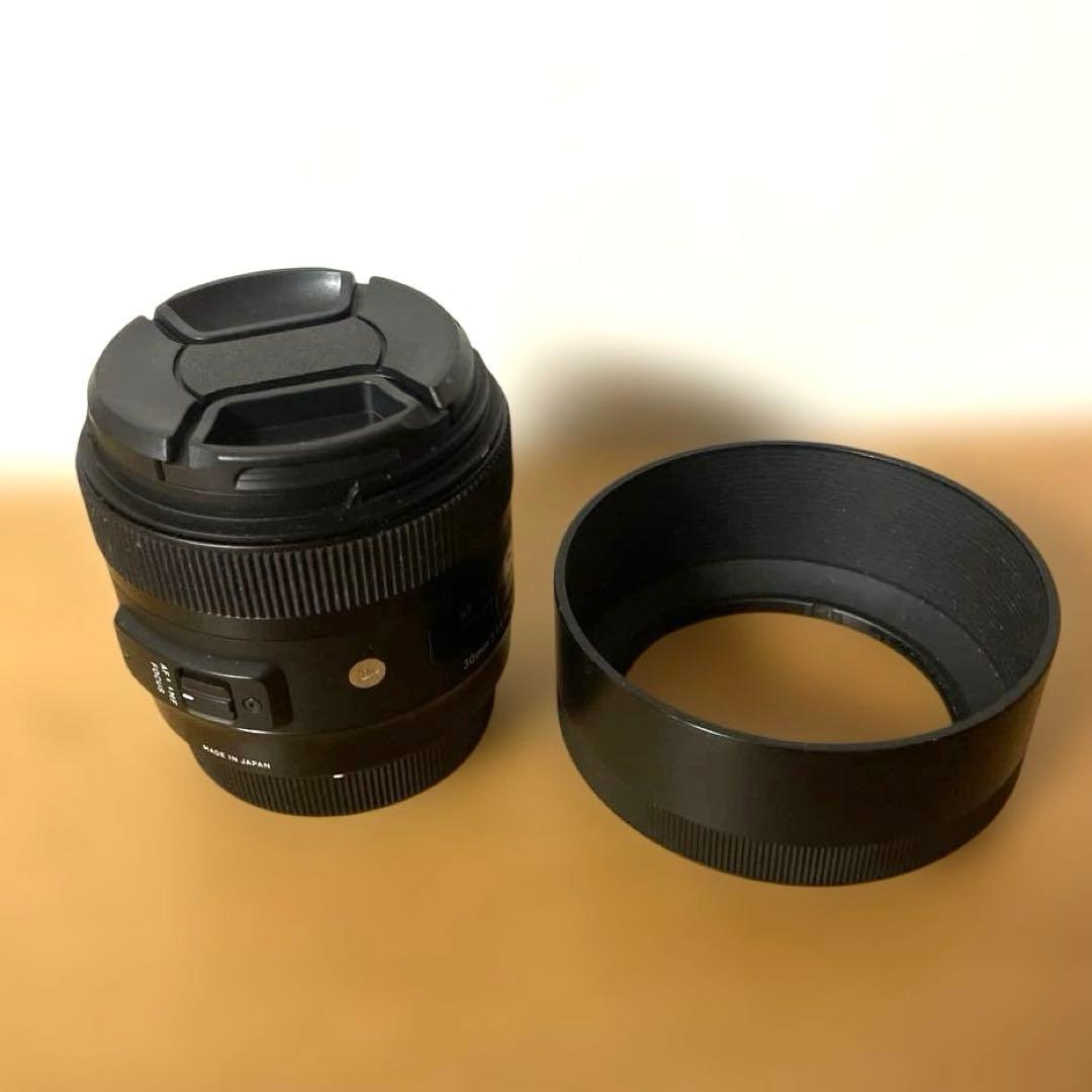 SIGMA F1.4 30mm DC 作例あり 動作確認済み EF-Sマウント用
