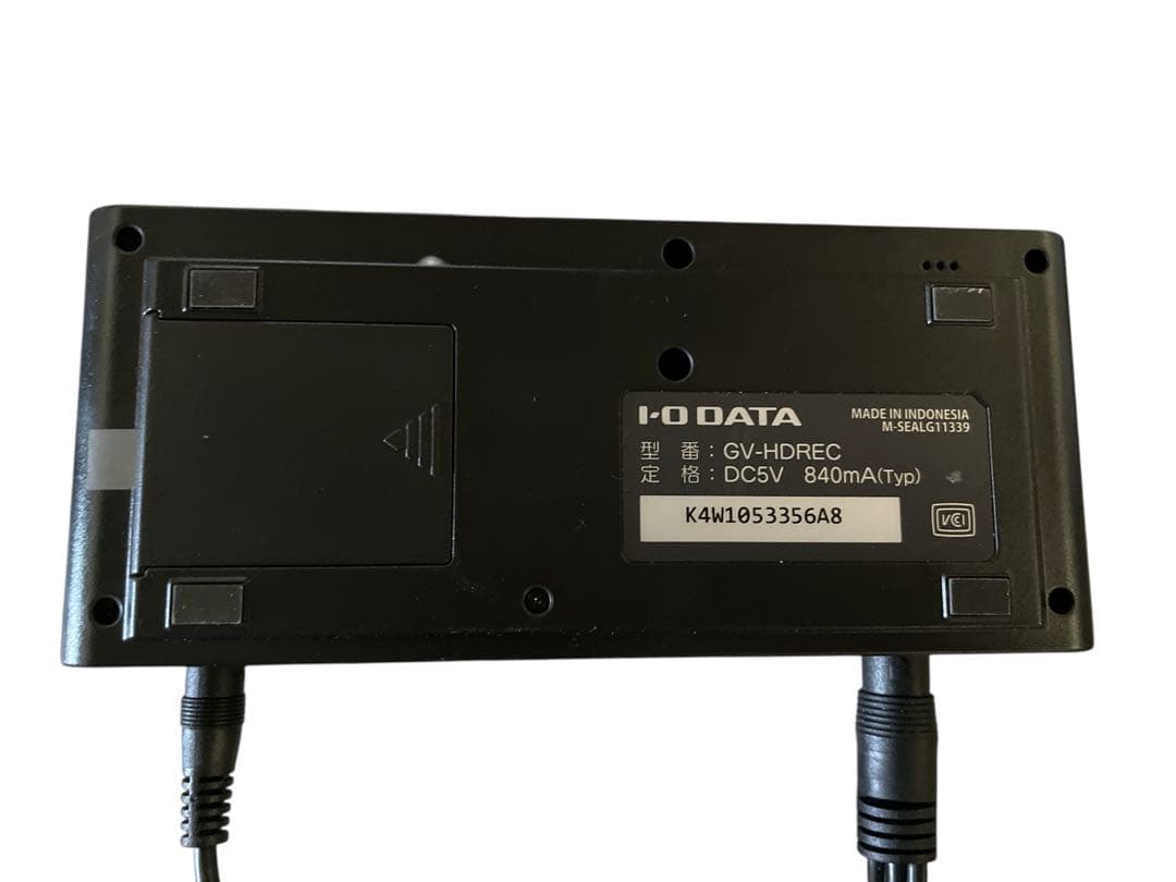 I-O DATA GV-HDREC ビデオキャプチャー（3色ケーブル付）