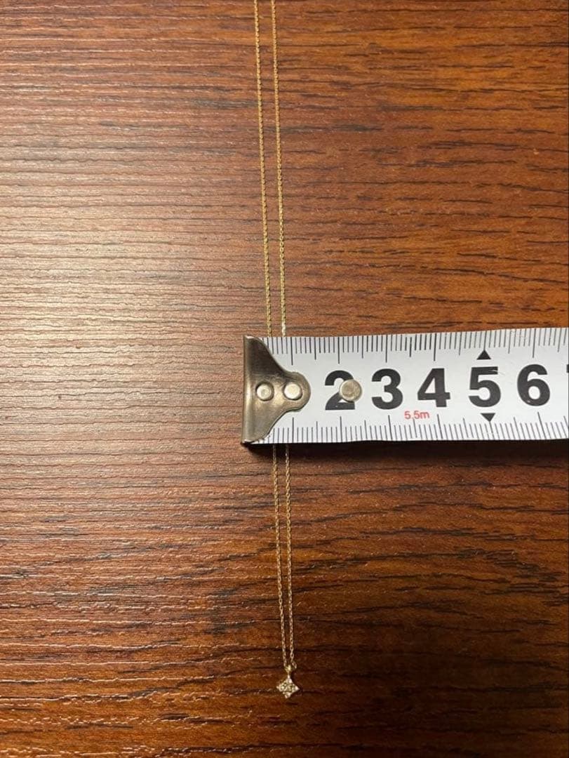 ete k18 0.02ctダイヤモンド ネックレス