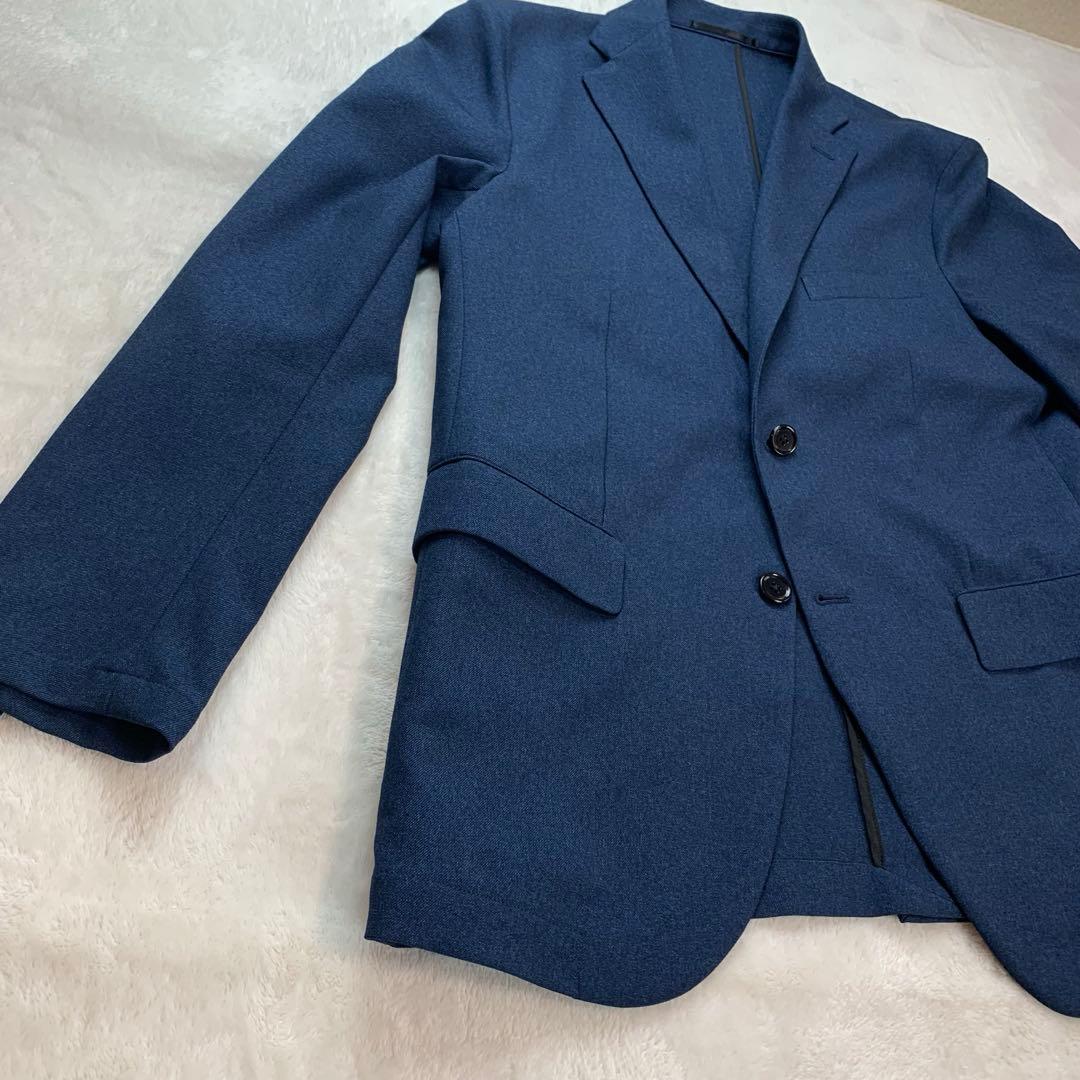 美品　ユナイテッドアローズ スーツ 上下　ストレッチ 洗える ネイビー L