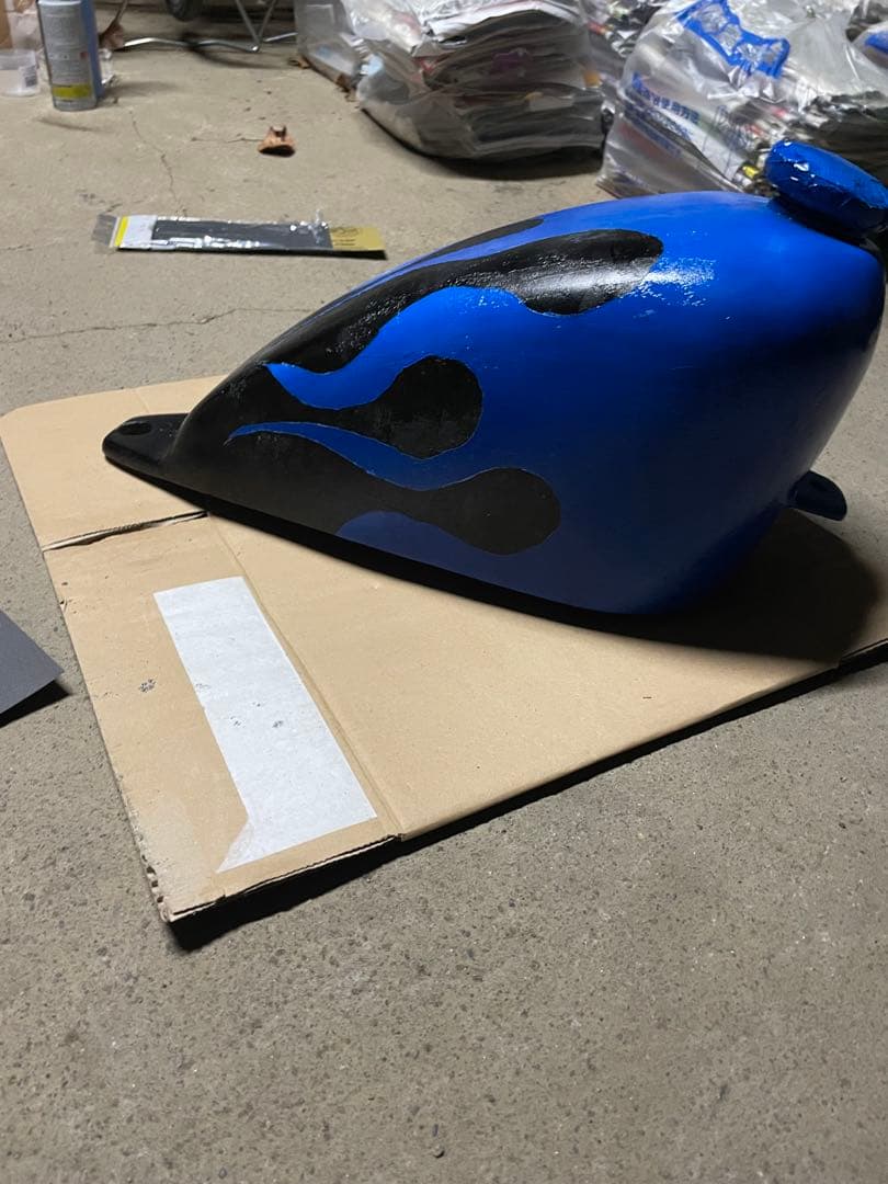 ガレージt&f ハイマウントスリムスポーツスタータンク　ビラーゴカスタム