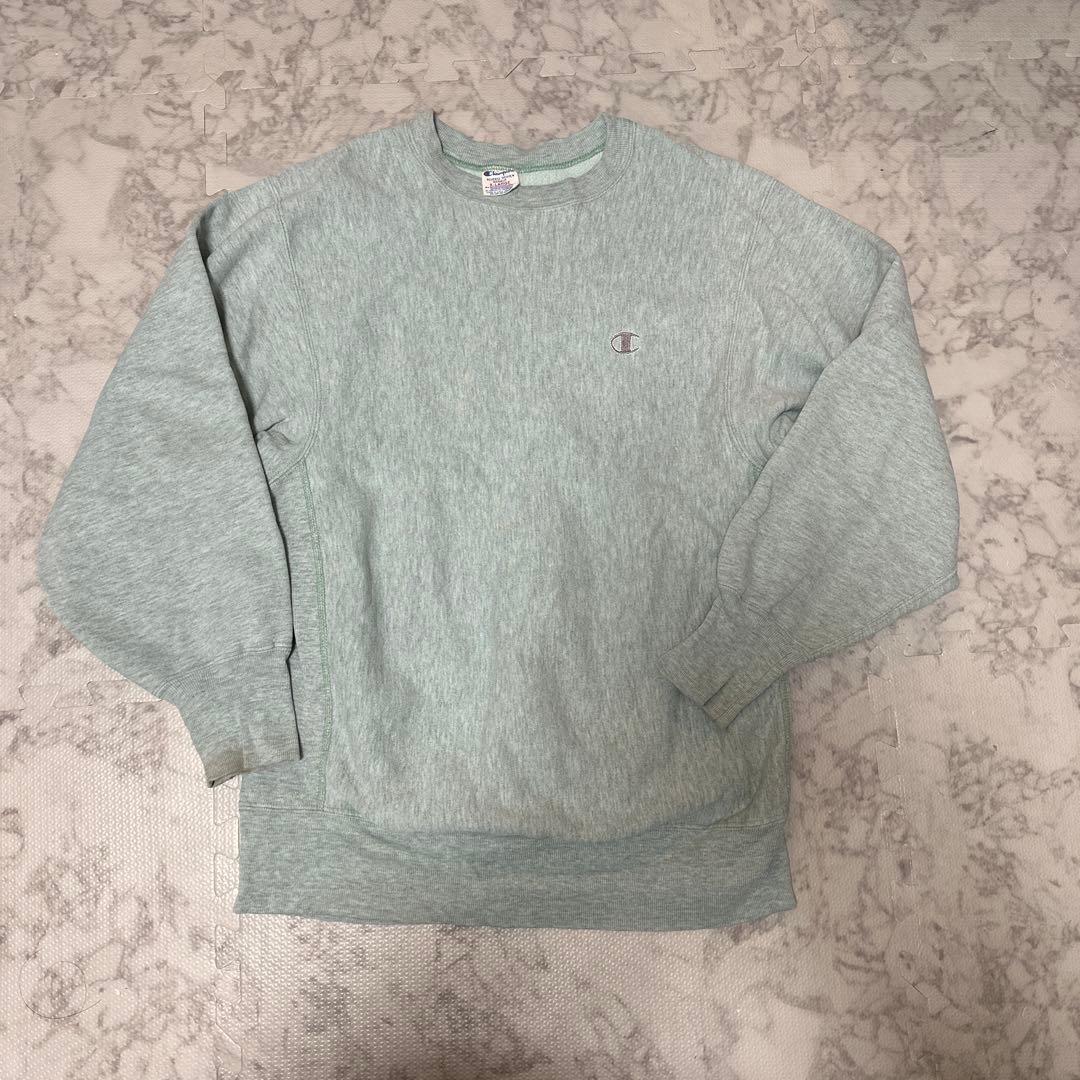 【レアカラー】80s Champion リバースウィーブ XL ミントグリーン