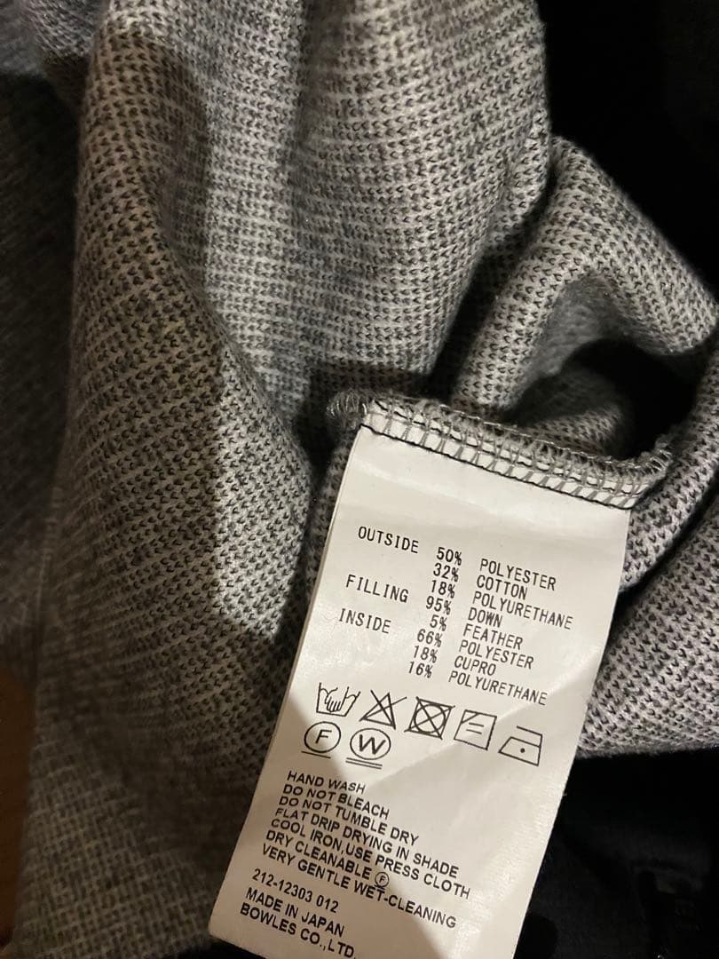 HYKE サイドジップ ダウンワンピース ブラック サイズ1