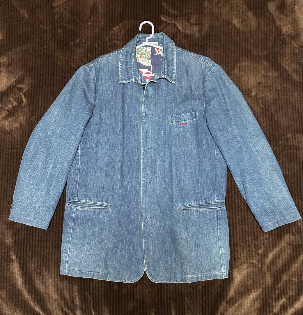 デニムブルー ロングジャケット