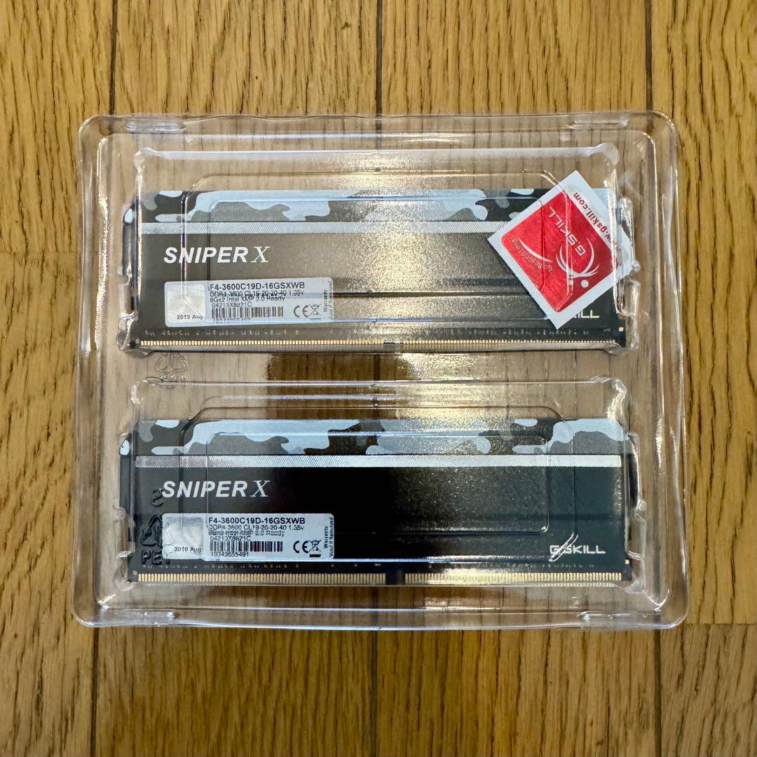 メモリー G.SKILL F4-3600C19D-16GSXWB 16GB (8GBx2)