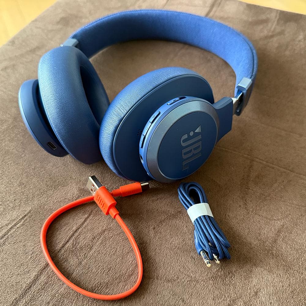JBL LIVE 770NC ワイヤレスヘッドホン ブルー