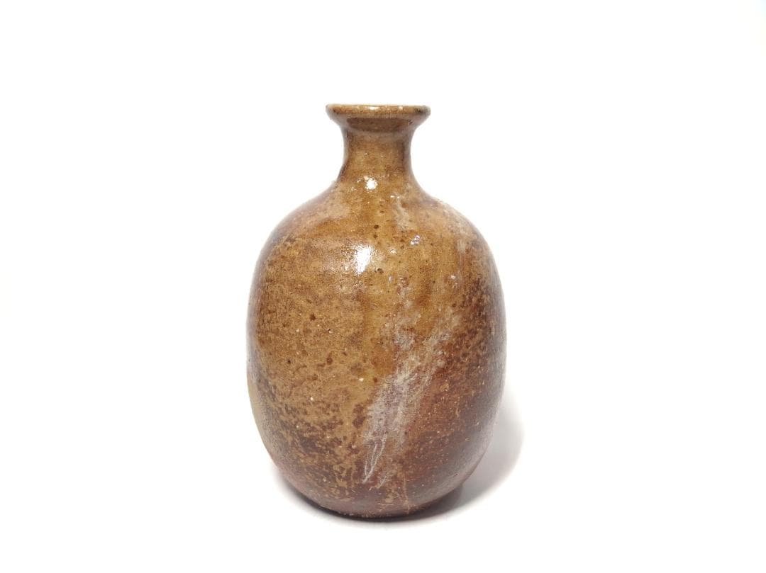 人間国宝伊勢崎淳作/備前徳利/酒器/共箱//未使用