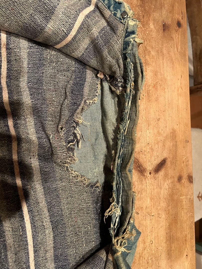 ダメージ加工 デニムジャケット ライトブルー