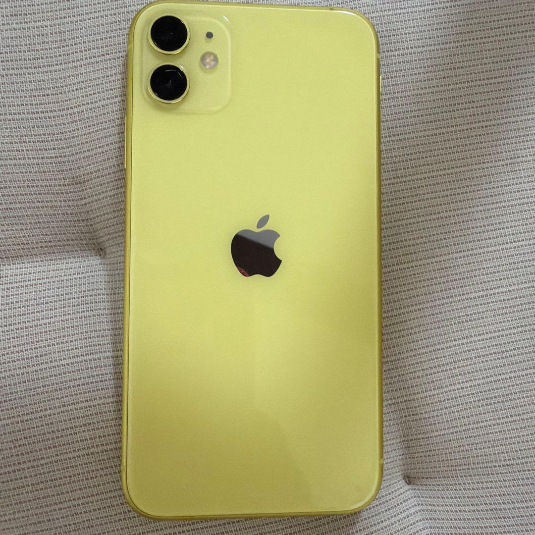 iPhone11 128GB ※カメラレンズひび割れ・画面焼けあり