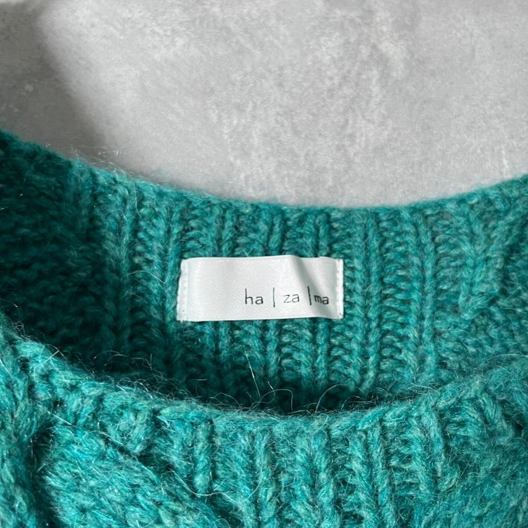 白羊森　hazama ハザマ ニット ブラウス ワンピース N65