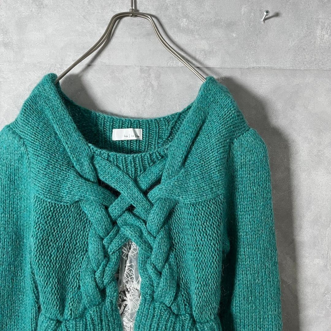 白羊森　hazama ハザマ ニット ブラウス ワンピース N65