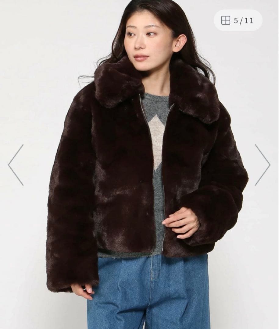 GAP ファーコート　サイズXS