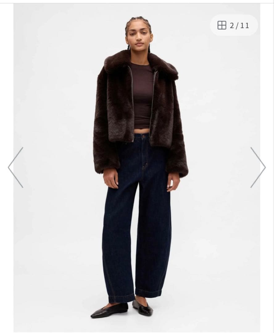 GAP ファーコート　サイズXS